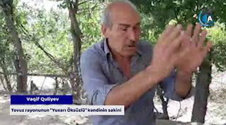 "Biz evimizi qoyub gedən deyilik"... - VİDEO