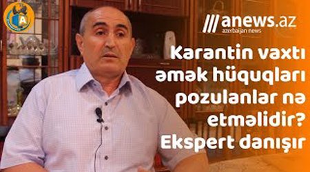 Karantin vaxtı əmək hüquqları pozulanlar nə etməlidir? -VİDEO