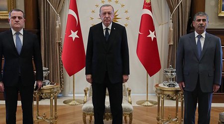 Ərdoğan Ceyhun Bayramov və Zakir Həsənovla görüşüb- FOTO