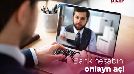 Cəmi 15 dəqiqəyə Unibankda onlayn sahibkar hesabı aç!