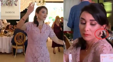 Ombudsmanın Ramiz Mehdiyevin nəvəsinin toyunda taxdığı 20 min $-lıq sırğaları- FOTO