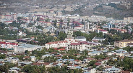 Новые кадры ночного Ханкенди - ФОТО