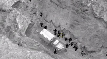 Опубликовано видео уничтожения живой силы и военных средств врага