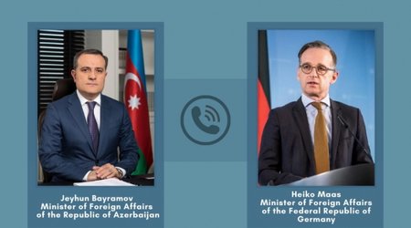 Глава МИД Германии позвонил Джейхуну Байрамову