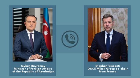 Глава МИД Азербайджана рассказал французскому сопредседателю о ракетном ударе по Гяндже