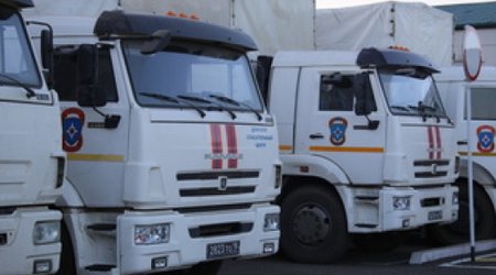 Еще одна колонна МЧС России прибыла в Карабах