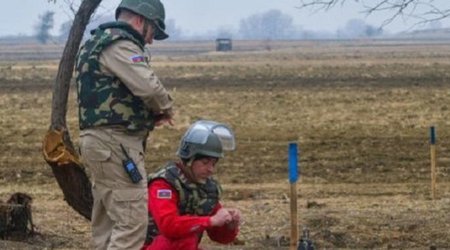 ANAMA проводит разминирование на магистральной дороге в Суговушан