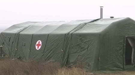 Российские военные развернули полевой госпиталь в Карабахе