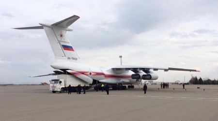 Из России в Азербайджан доставлена техника для разминирования