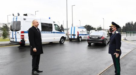Ильхам Алиев на открытии нового административного здания Генпрокуратуры