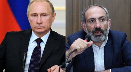Путин и Пашинян обсудили процесс реализации договоренностей по Карабаху