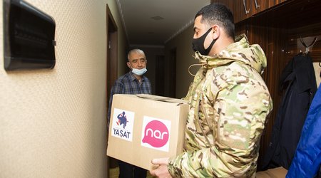 Nar presents Novruz gifts to martyrs’ families and war veterans together with ‘YASHAT’ Foundation