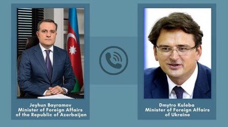 Главы МИД Азербайджана и Украины провели телефонные переговоры