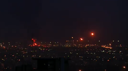 İranda neft emalı zavodu yanır - Video