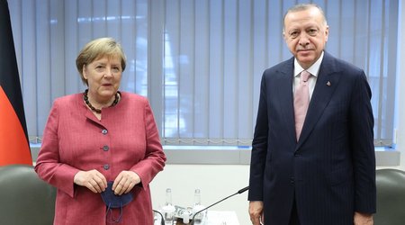 Эрдоган встретился с канцлером Германии