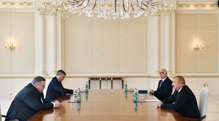Президент Ильхам Алиев принял заместителя премьер-министра России