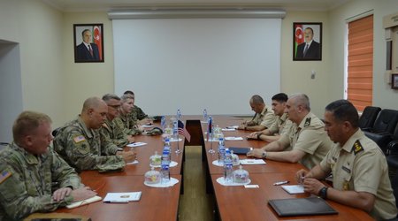 Обсуждено сотрудничество между Азербайджанской армией и Нацгвардией Оклахомы