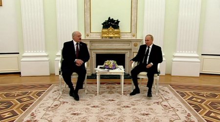 Путин и Лукашенко начали переговоры в Кремле