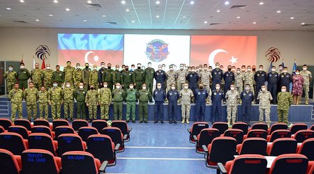 Closing ceremony of TurAz Falcon - 2021 exercises held