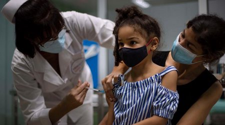 Cuba starts mass vaccination of children aged 2-11