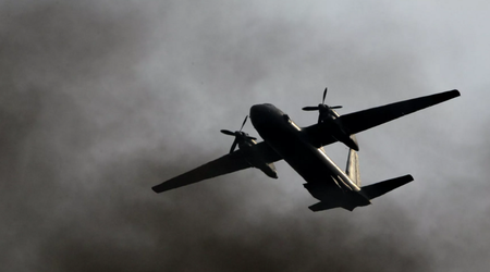 Fragments of Russia's An-26 airplane found