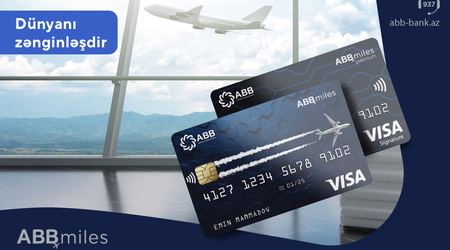 ABB Miles indi Visa kartları ilə!