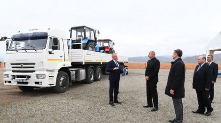 Azerbaijani President visits Jabrayil district