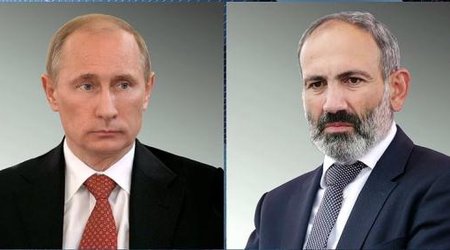 Путин предлагает Пашиняну обсудить вопросы урегулирования на Южном Кавказе