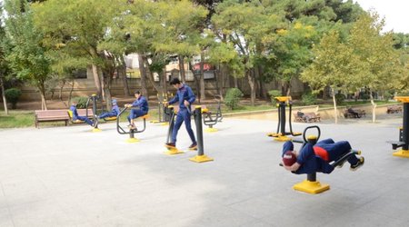 Biləcəri qəsəbəsindəki park əsaslı təmir olunub