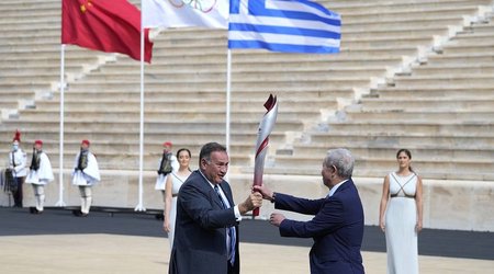 Greece lights flame for 2022 Winter Olympics