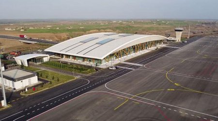 Füzuli aeroportundan son görüntülər - Video