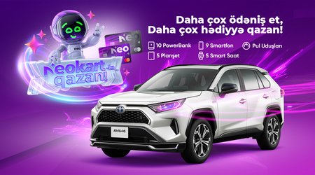 NeoKartla ödə, Toyota RAV4 udmaq şansı qazan!