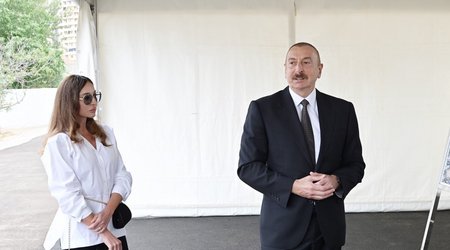 Ilham Aliyev, Mehriban Aliyeva meet with general public of Gubadli district