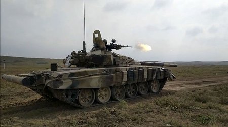 Танковые подразделения ВС АР выполнили боевые стрельбы - ВИДЕО