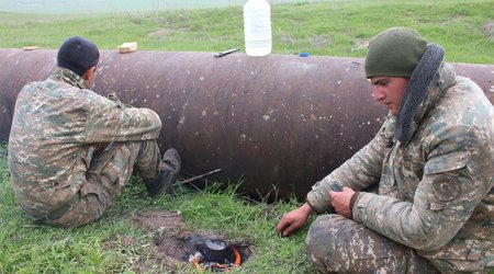 Armenian defense official pledges not to leave soldiers in tents