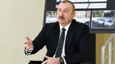 İlham Əliyev:"On ayda Cənub Qaz Dəhlizi ilə 14 milyard kubmetrdən çox qaz nəql etdik"