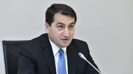 Hikmat Hajiyev appeals to international community regarding Armenia