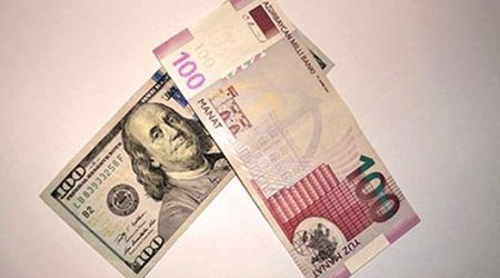 Манат подорожал к евро, подешевел к рублю