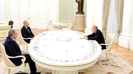 Лидеры Азербайджана, России и Армении проведут в Сочи переговоры 26 ноября