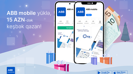 ABB mobile ilə ödəniş et, 15 AZN-dək keşbək qazan!