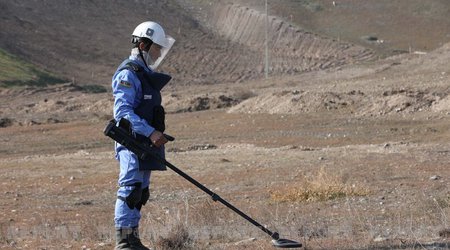 Azerbaijani minister talks about demining operations in liberated areas