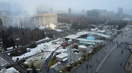 Protesters attack broadcasting houses in Kazakhstan