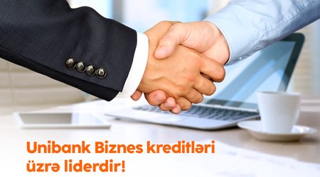 Unibank sahibkarlara verilən güzəştli biznes kreditlərinə görə liderdir