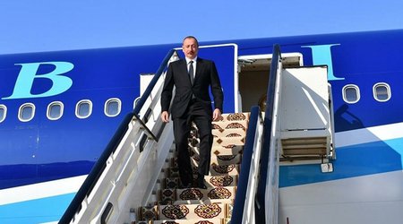 Завершился рабочий визит президента Ильхама Алиева в Украину
