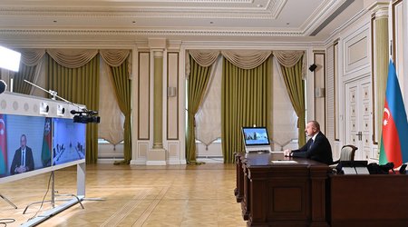 Президент Азербайджана и председатель парламента Черногории провели встречу в видеоформате
