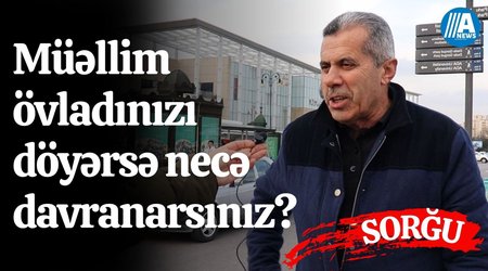 Övladınızı müəllim döyərsə necə davranarsınız? - SORĞU
