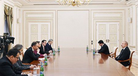Президент принял советника Кабинета Президента Франции и спецпредставителя ЕС по Южному Кавказу