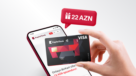 Onlayn BirKart sifariş et, 22 AZN qazan!
