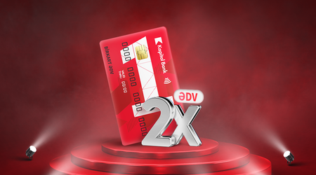 Yeni BirKart ilə 2 qat bonus qazanmaq mümkün oldu
