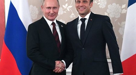 Путин и Макрон в третий раз за неделю обсудили ситуацию вокруг Украины